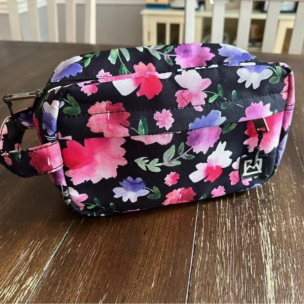 Avalanche floral cosmetics bag